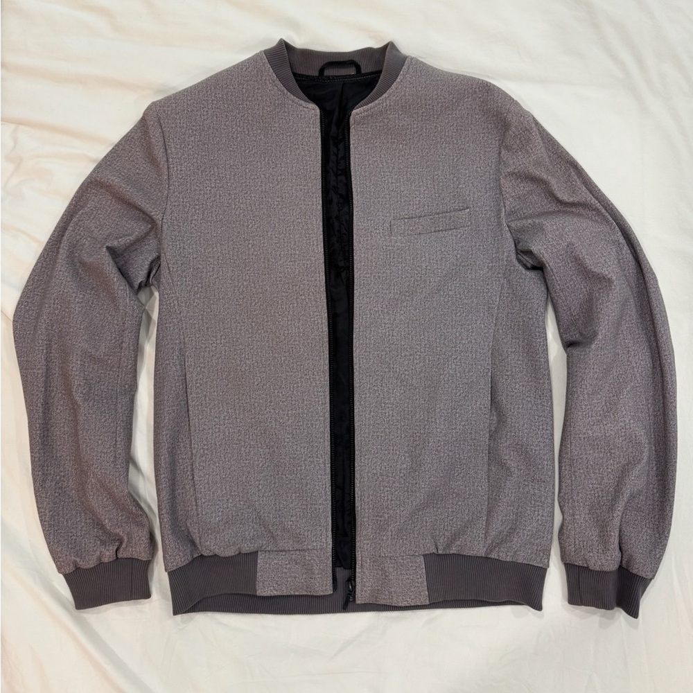 Topman Charcoal and Light Gray Men’s Jacket